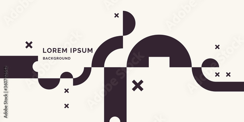 Abstract geometric background. Design poster with the flat figures.