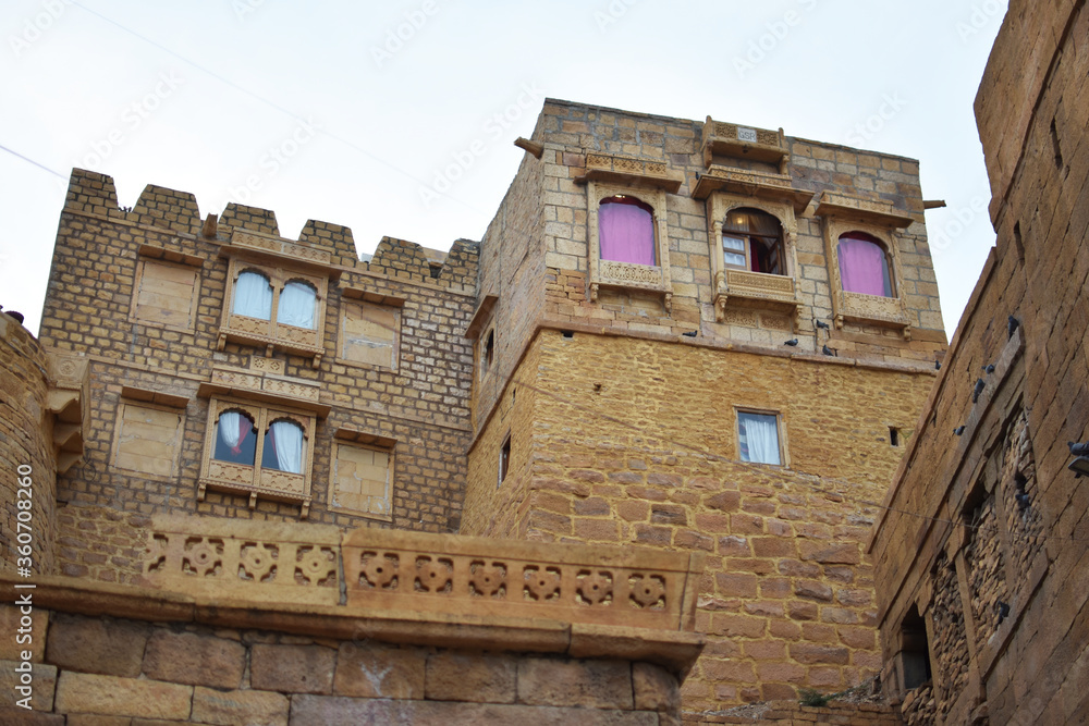 inside the Jaisalmer Fort that emanates the glow of yellow sandstone that the Golden City