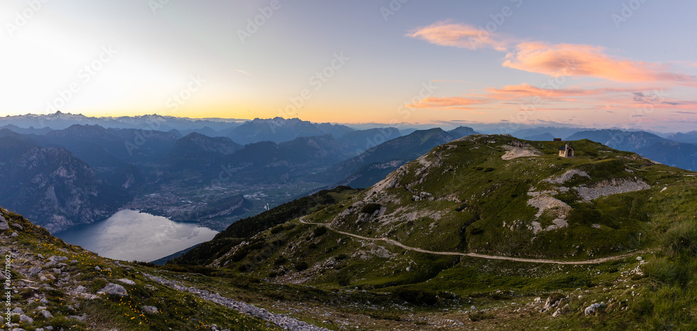 Fototapeta premium Monte Altissimo, Lago di Garda, Trentino