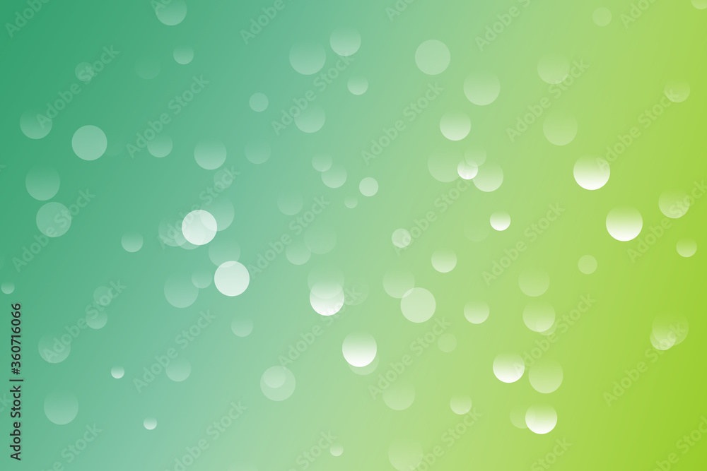 Spring background - abstract banner - green blurred bokeh lights - used to make cards for the new year festival on valentines day, birthday, poster, christmas