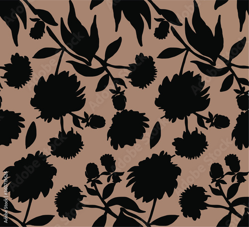 seamless flower pattern, floral print.