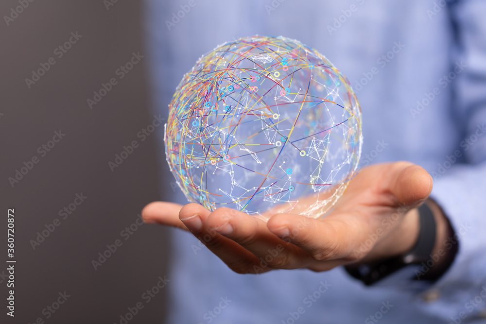 Digital Network and data concept. Digital Network and data concept.