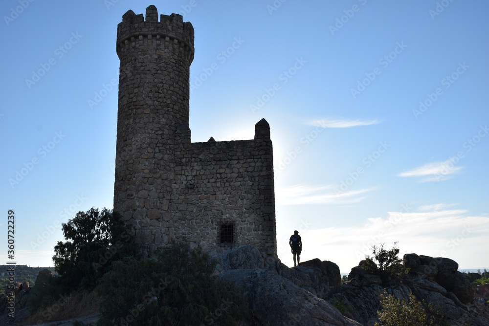 torre de Lodones cerca de Madrid, España