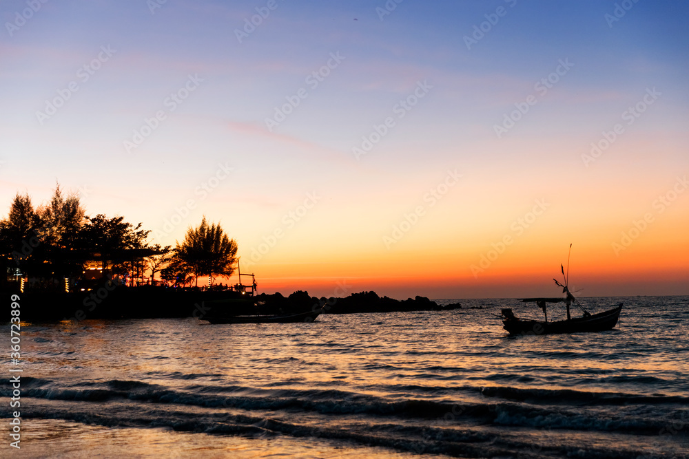 Sunset in Thandwe (Ngapali Beach), Myanmar