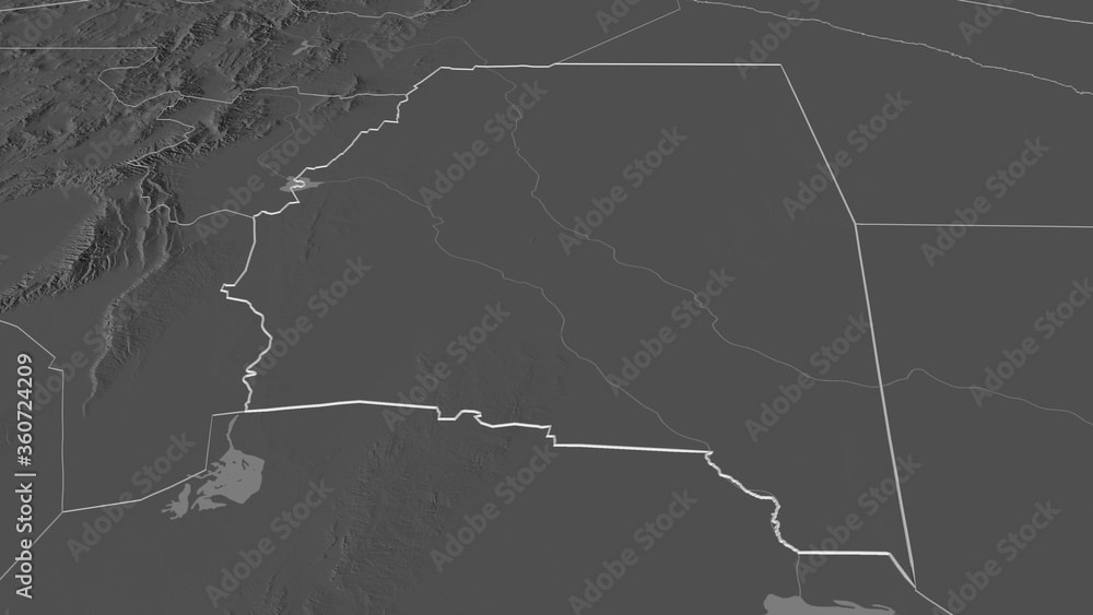 Santiago del Estero, Argentina - outlined. Bilevel Santiago del Estero, Argentina - outlined. Bilevel