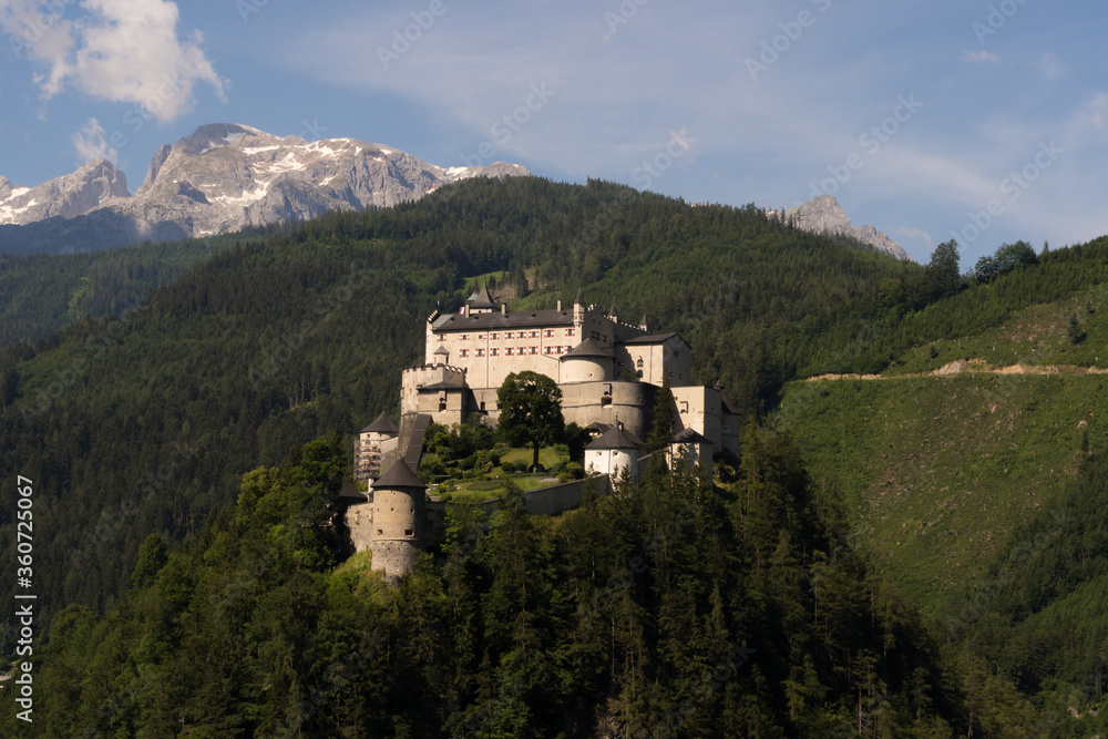 The magnificent medieval Hohenwerfen Castle