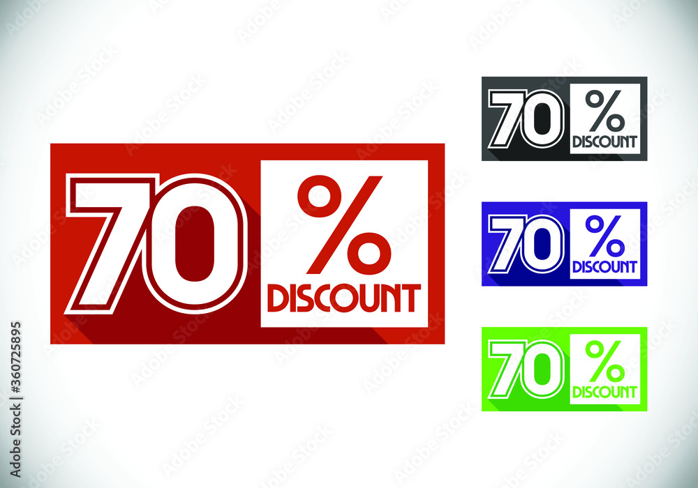 70% off discount promotion sale Brilliant poster. Sale and discount labels. Price off tag icon. special offer 70% off discount promotion sale Brilliant poster. Sale and discount labels. Price off tag icon. special offer