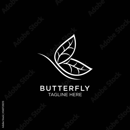 Butterfly Bird Animal Wings Logo Design