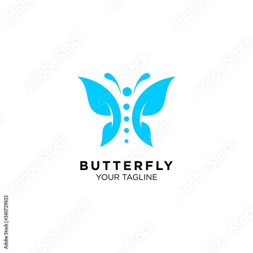 Butterfly Bird Animal Wings Logo Design