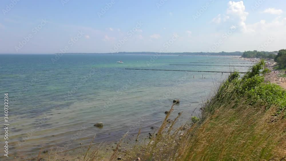 the blue Baltic Sea in beautiful summer weather the blue Baltic Sea in beautiful summer weather
