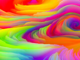 Swirling Colors Composition