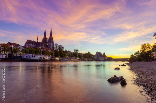 Regensburg Sundown © Thomas