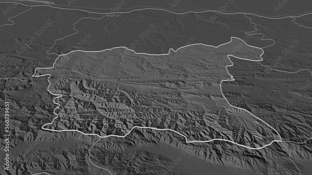 Lovech, Bulgaria - outlined. Bilevel Lovech, Bulgaria - outlined. Bilevel