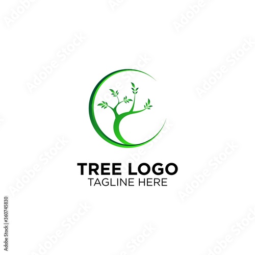 Tree With Root Logo Design