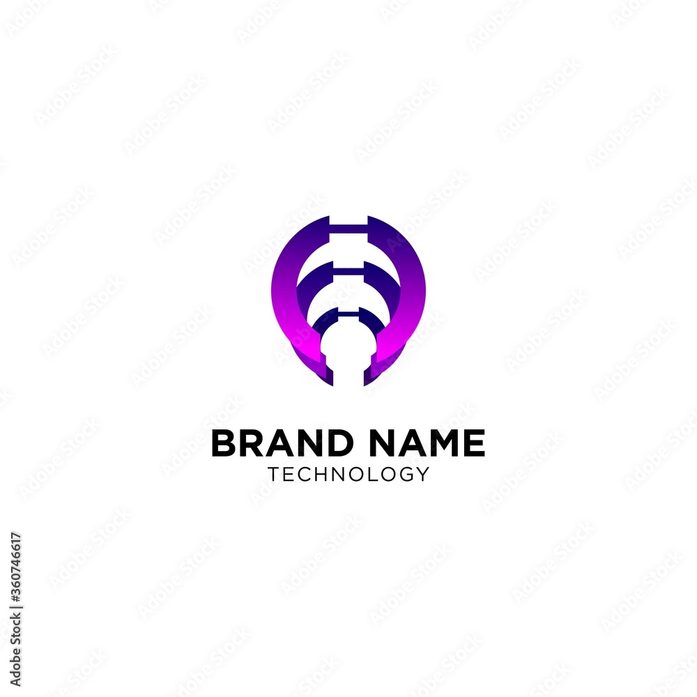 abstract identity company logo template