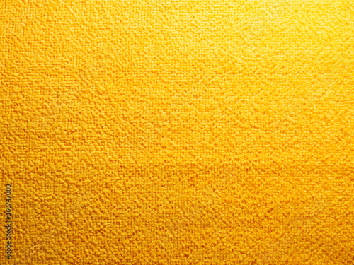 towel background is yellow very smooth and clean