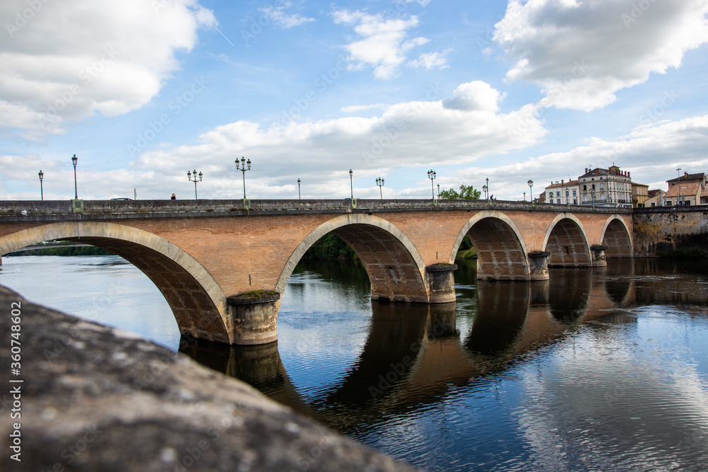 Fototapeta premium Bridge in France over a river