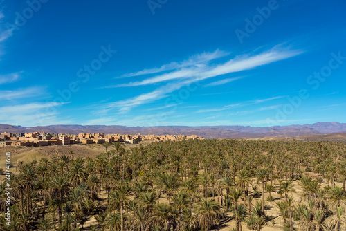 Nkob, a small city in Atlas Mountains.