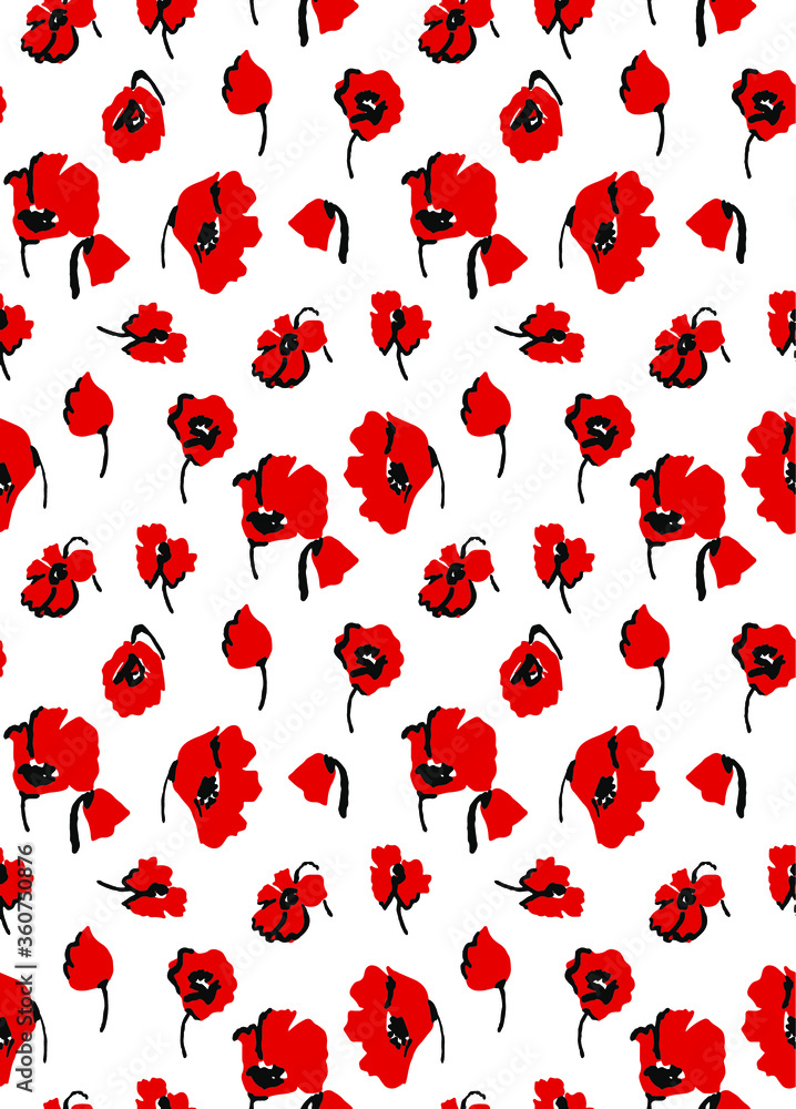 seamless flower pattern, floral print. seamless flower pattern, floral print.