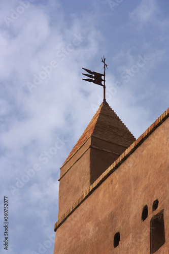 Bilde på lerret Detail of the Tower of the city of Torrent (Valencia, Spain)