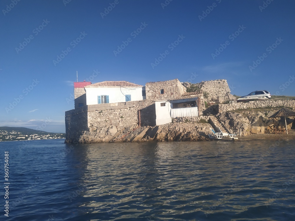 Maltempo fortress on island Krk, Croatia