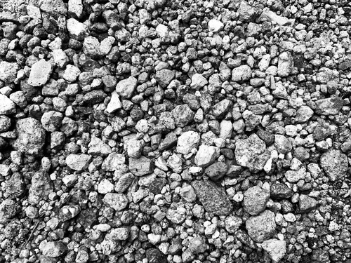 Textura en escala de grises de rocas pequeñas (ID: 360755298)