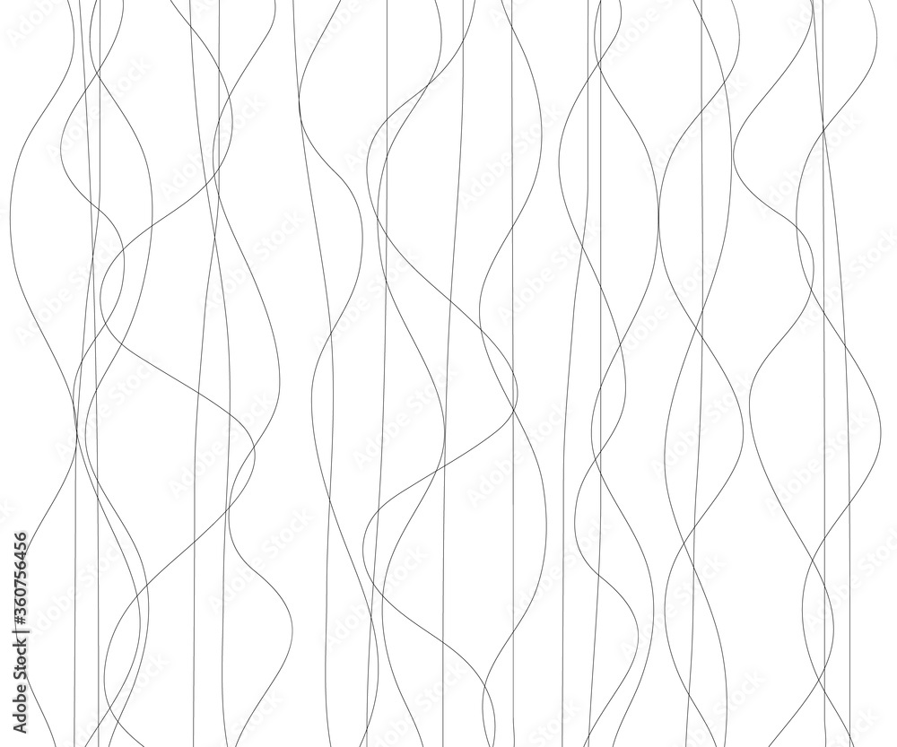 Line abstract seamless pattern with hand drawn lines. wavy striped vector illustration Line abstract seamless pattern with hand drawn lines. wavy striped vector illustration