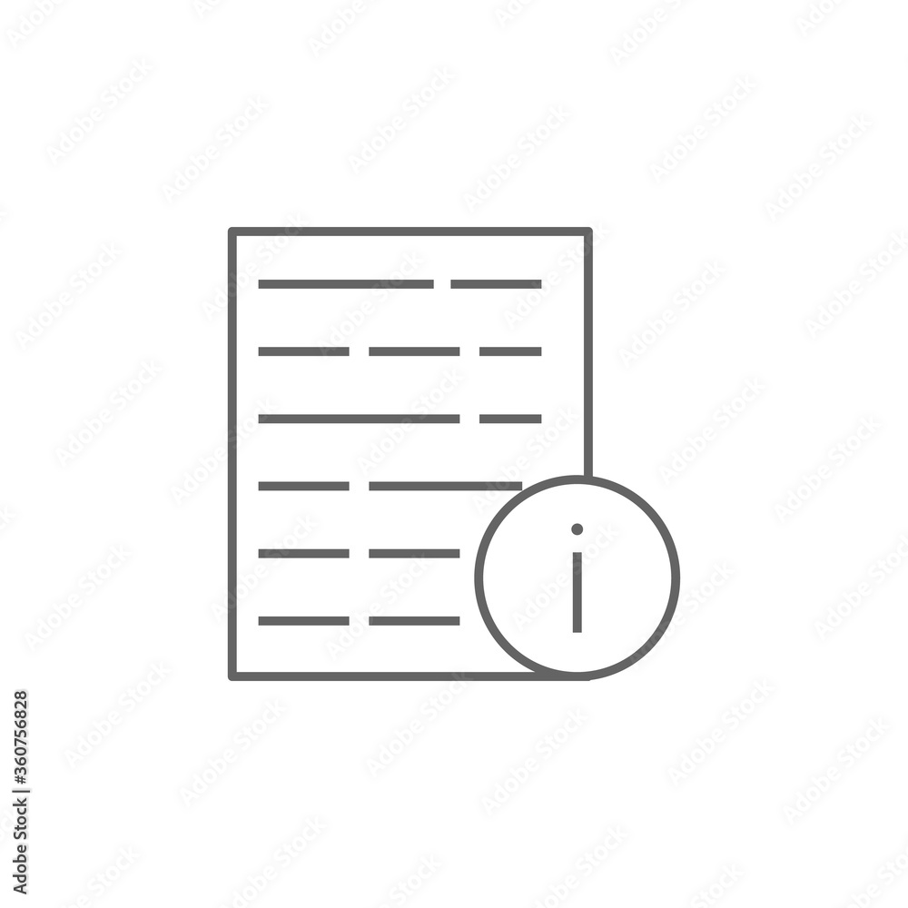 Letter, info, mall icon. Element of trade mall icon. Thin line icon for website design and development, app development. Premium icon Letter, info, mall icon. Element of trade mall icon. Thin line icon for website design and development, app development. Premium icon