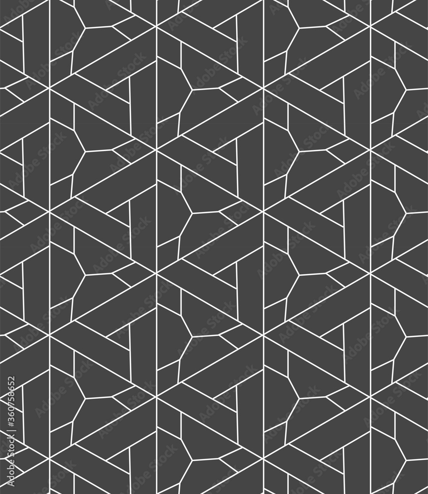 Repetitive East Graphic Geo Art Pattern. Continuous Black Vector Symmetrical Array Texture. Seamless Line Triangular Design Repetitive East Graphic Geo Art Pattern. Continuous Black Vector Symmetrical Array Texture. Seamless Line Triangular Design