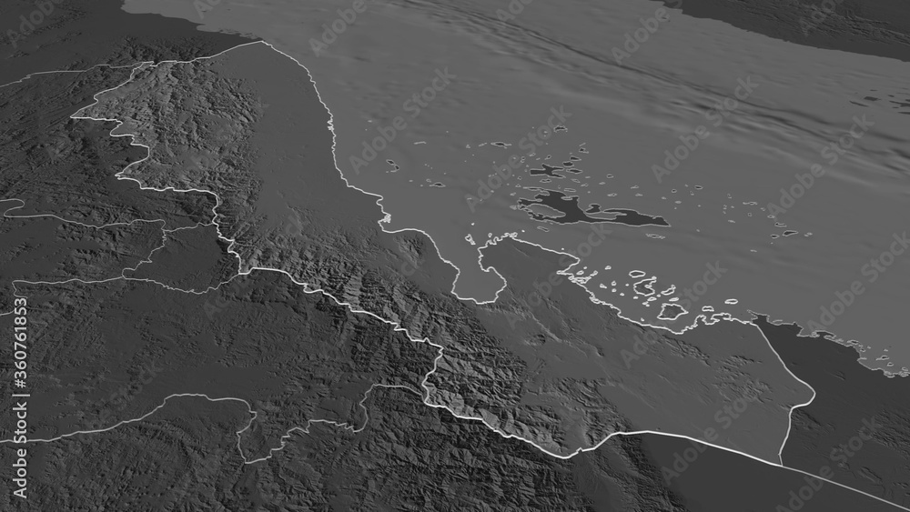 Semenawi Keyih Bahri, Eritrea - outlined. Bilevel Semenawi Keyih Bahri, Eritrea - outlined. Bilevel
