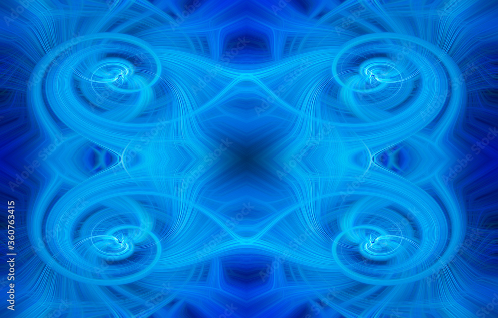 Beautiful abstract background wallpaper swirl twirl made of macaw feathers, blue style Beautiful abstract background wallpaper swirl twirl made of macaw feathers, blue style