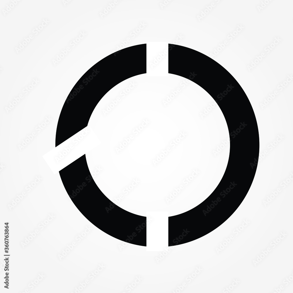 Pie chart icon vector, solid logo illustration, pictogram isolated on white Pie chart icon vector, solid logo illustration, pictogram isolated on white