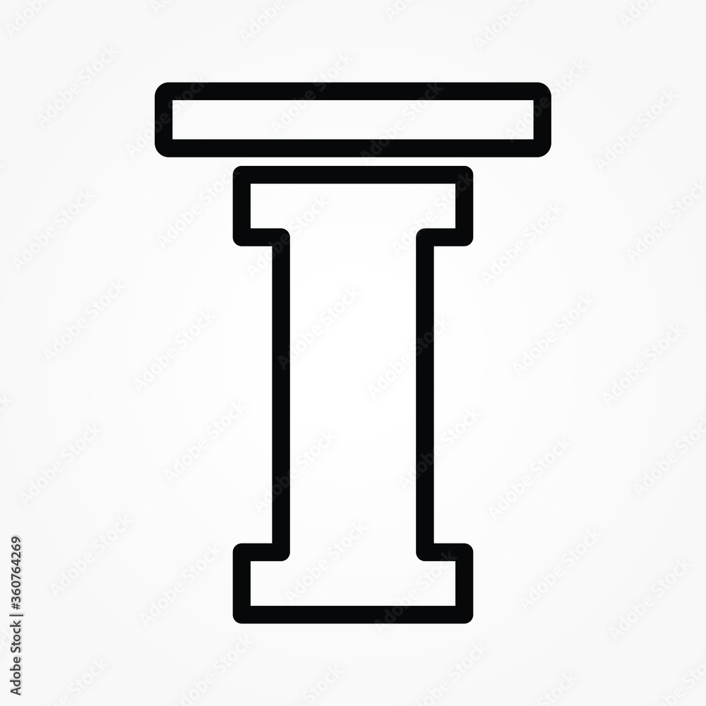 outline podium icon illustration template icon outline podium icon illustration template icon