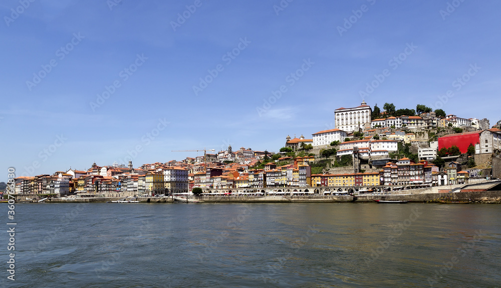 Porto from the Duoro river, Portugal