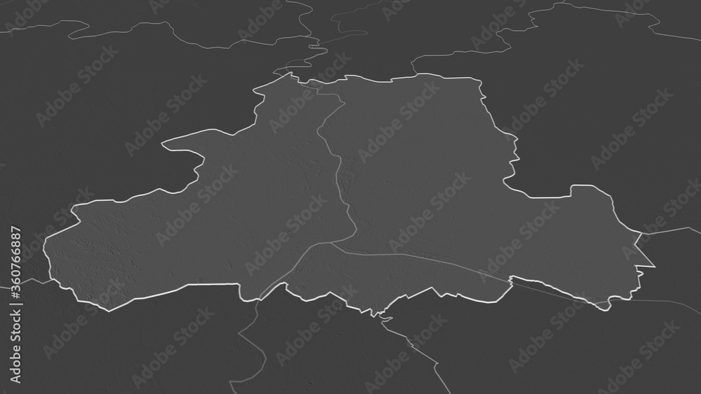 Csongrád, Hungary - outlined. Bilevel Csongrád, Hungary - outlined. Bilevel