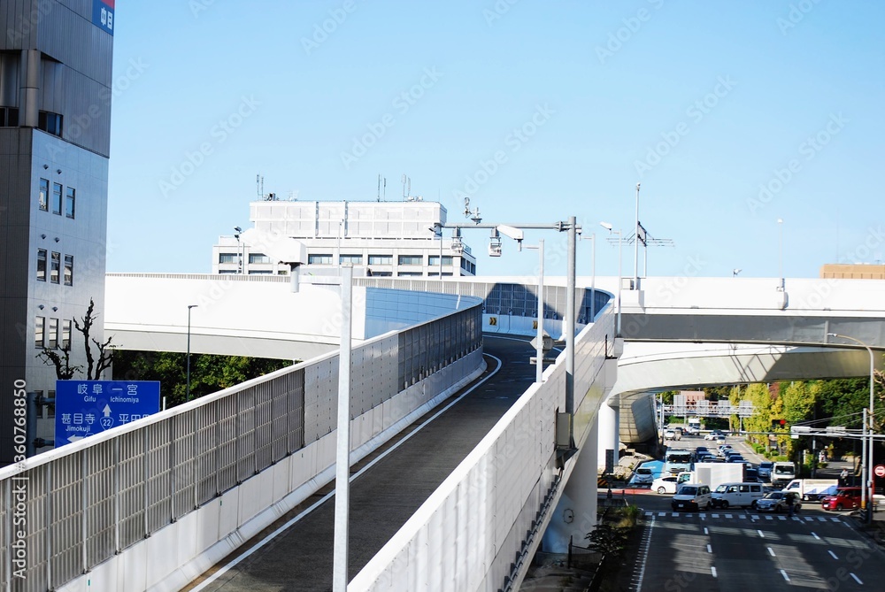 Naklejka premium 都市高速