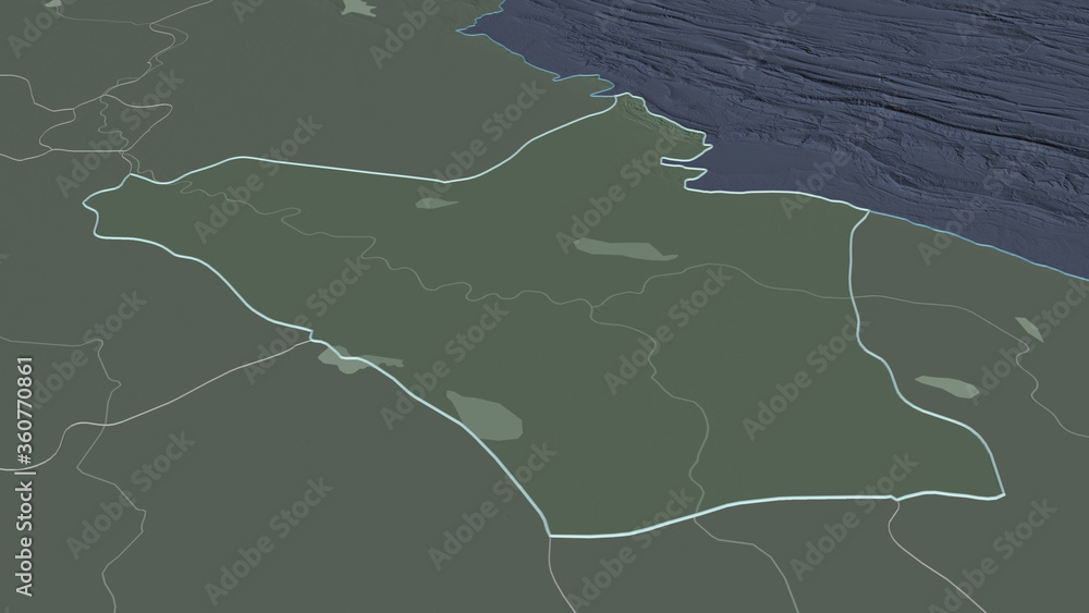 Wasit, Iraq - outlined. Administrative Wasit, Iraq - outlined. Administrative