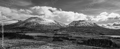 Panorama Scottish Highlands Scotland