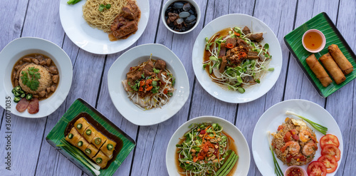 Thai Food Mixed Selections 
