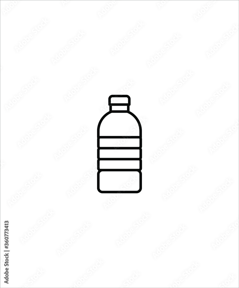 bottle icon,vector best line icon. bottle icon,vector best line icon.