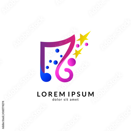 Kids play colorful logo vector, Children logo designs, happy child design concept, kid education logo, logo element template