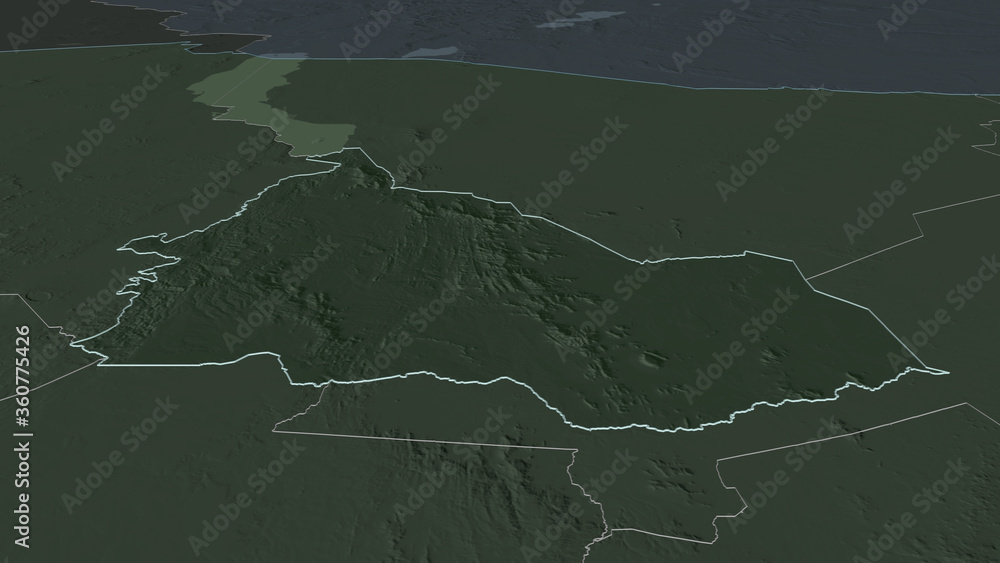 Samburu, Kenya - outlined. Administrative Samburu, Kenya - outlined. Administrative