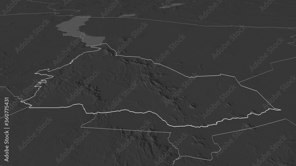 Samburu, Kenya - outlined. Bilevel Samburu, Kenya - outlined. Bilevel