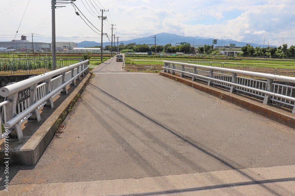 永池川に架かる南山下橋（神奈川県海老名市）