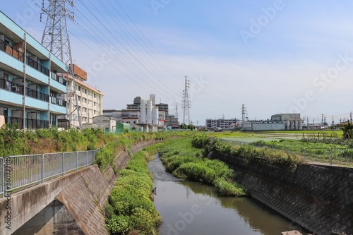 永池川（神奈川県海老名市） © sirius