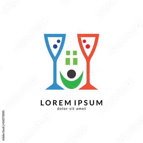 Kitchen, spoon and fork, dining restaurant, food and cafe logo vector. Culinary food symbol/icon design template