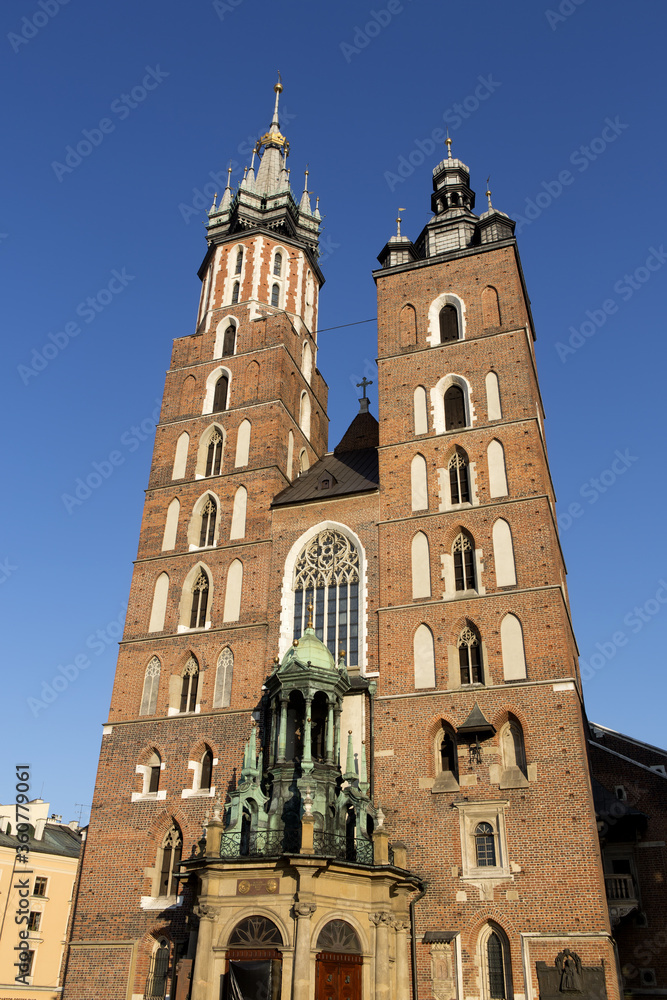 The St. Mary Church in Krakow