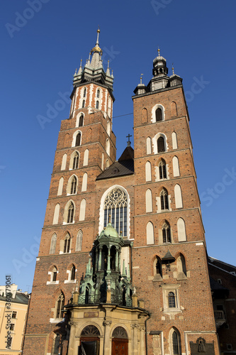The St. Mary Church in Krakow