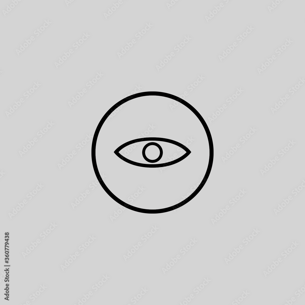 vector illustrationn of a eye icon, read mode icon vector illustrationn of a eye icon, read mode icon