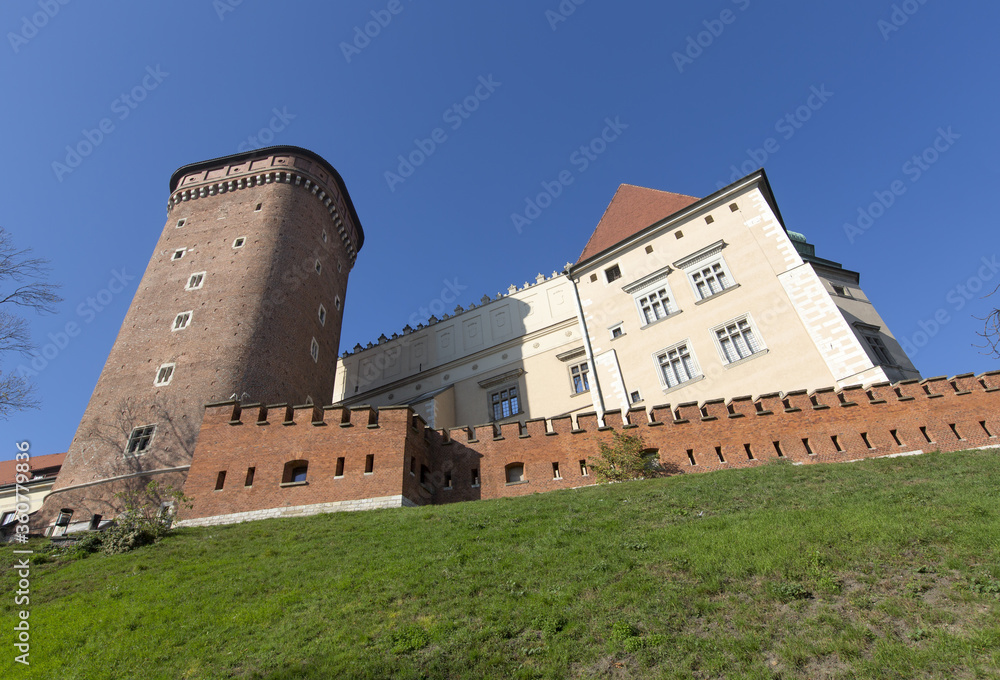 The Wavel castle in Krakow, Poland